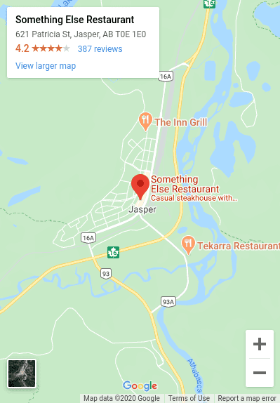 Click to view a map to Something Else Steakhouse on Google Maps Something Else Steakhouse - Map